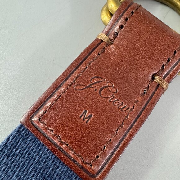 J. Crew D-ring Webbed Belt in Blue, Women's Size M - Picture 8 of 10
